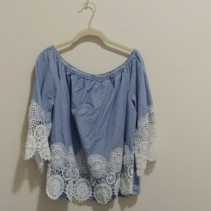 Off Shoulder Lace Top